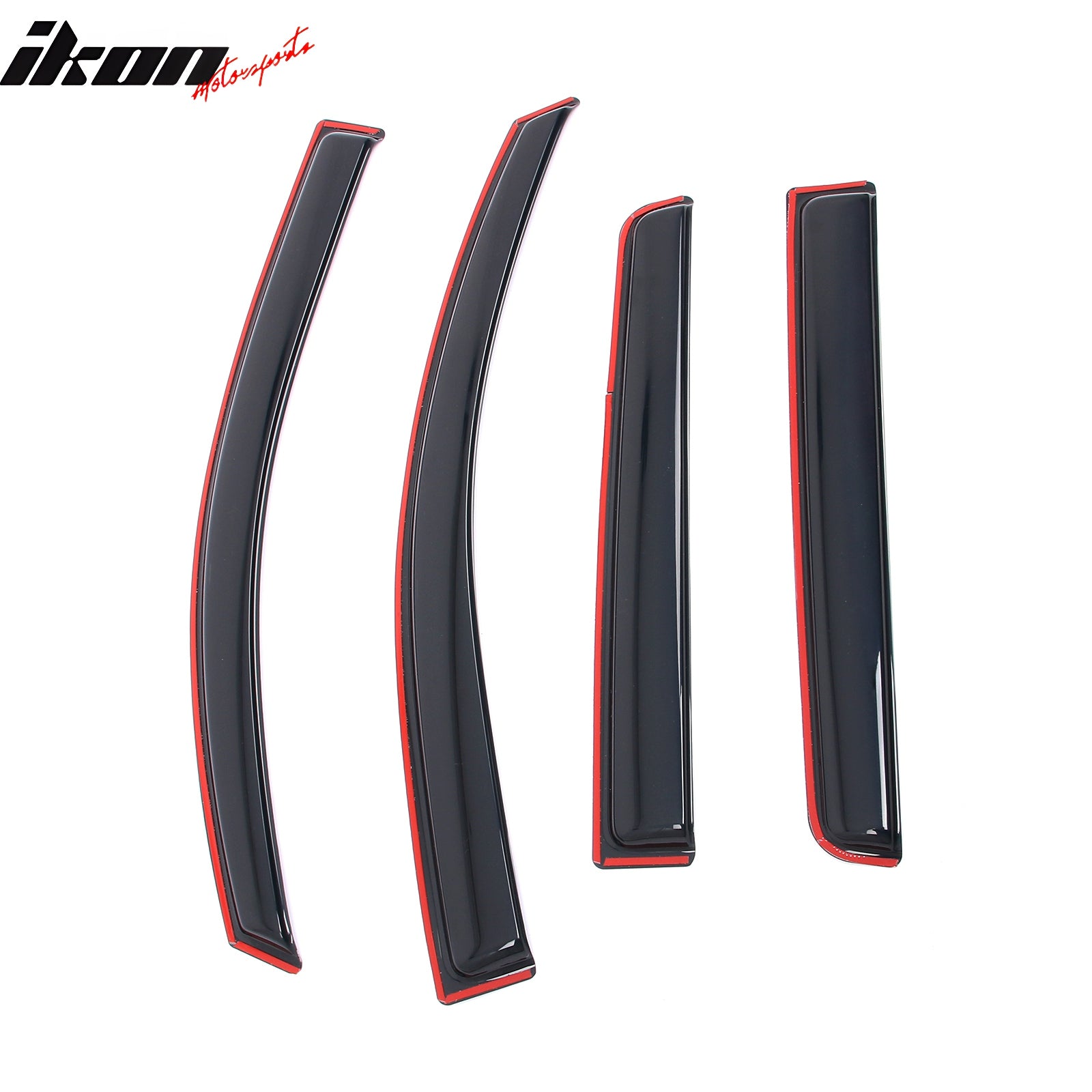 Fits 23-25 Chevy Colorado GMC Canyon Crew Cab Window Visors Deflector In-Channel