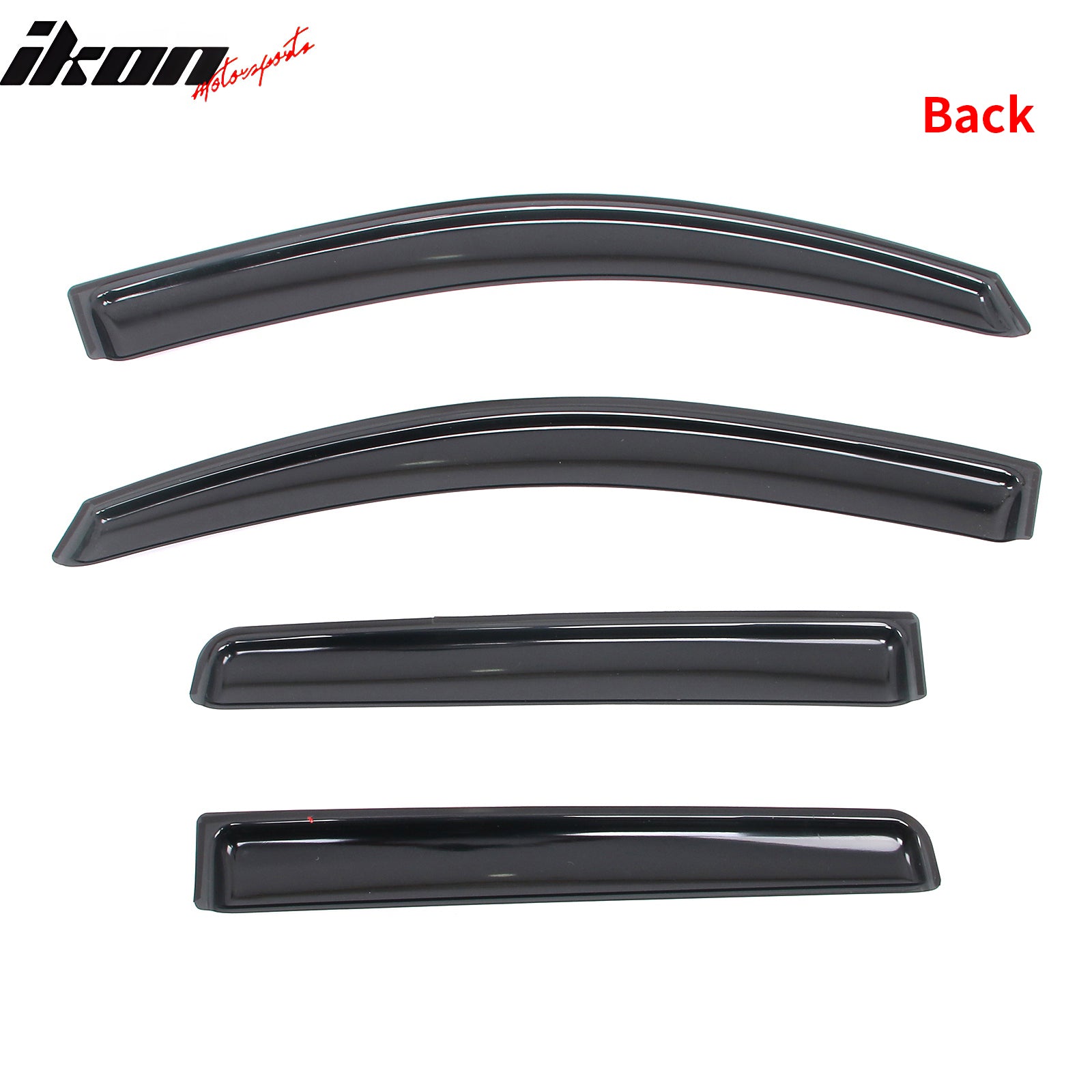 Fits 23-25 Chevy Colorado GMC Canyon Crew Cab Window Visors Deflector In-Channel