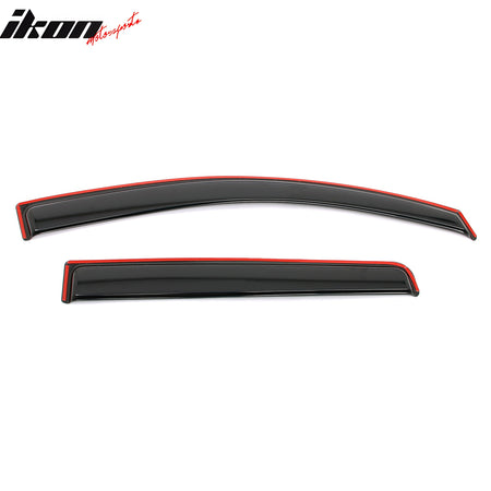 Fits 23-25 Chevy Colorado GMC Canyon Crew Cab Window Visors Deflector In-Channel