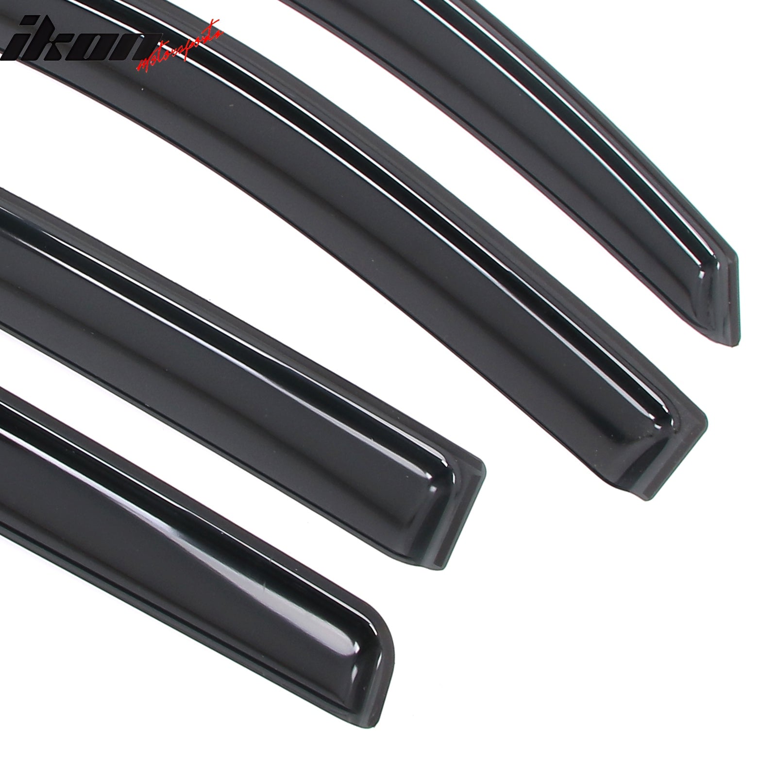 Fits 23-25 Chevy Colorado GMC Canyon Crew Cab Window Visors Deflector In-Channel