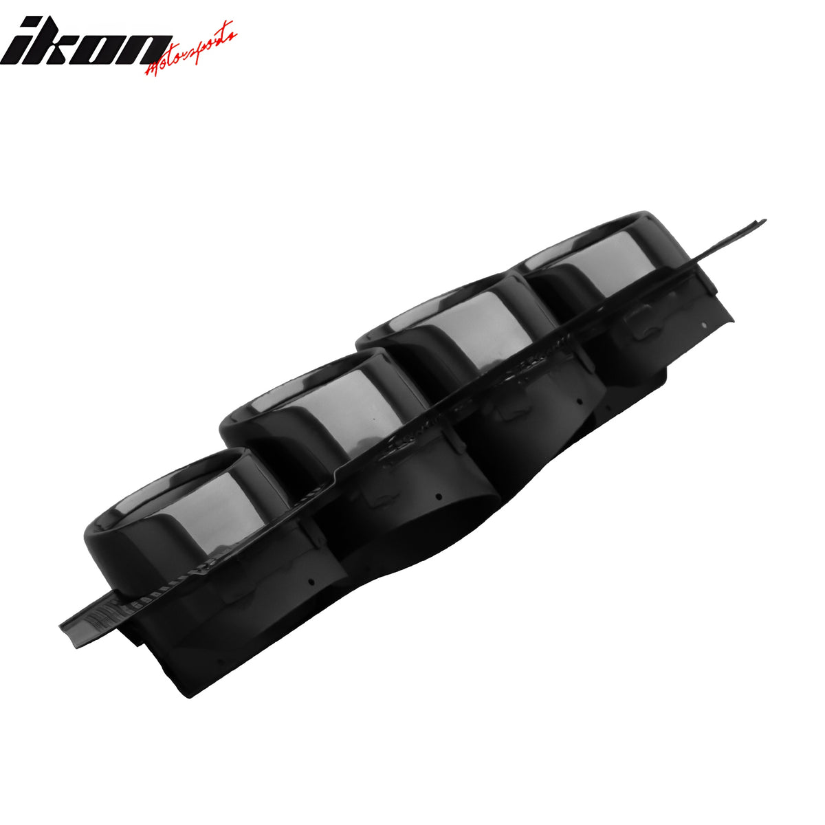 Fits 23-25 Chevy Corvette C8 Z06 ZR1 OE Black Rear Quad Exhaust Tips W/ Grille