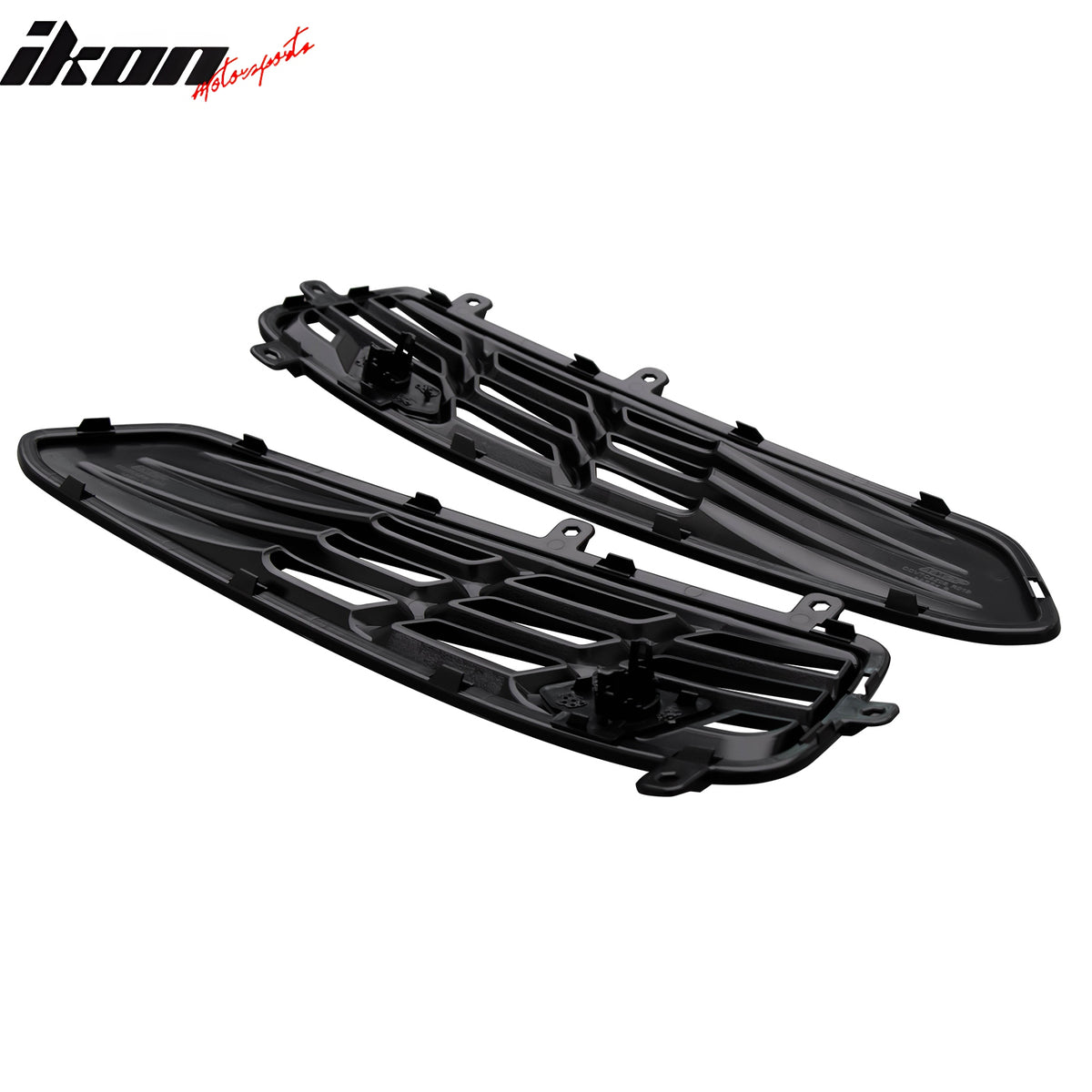 Fits 23-25 Chevy Corvette C8 Z06 ZR1 OE Style Rear Bumper Mesh Grille ABS Black