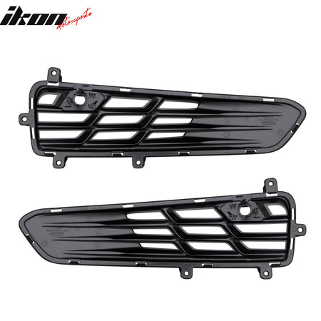 Fits 23-25 Chevy Corvette C8 Z06 ZR1 OE Style Rear Bumper Mesh Grille ABS Black