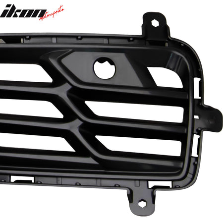 Fits 23-25 Chevy Corvette C8 Z06 ZR1 OE Style Rear Bumper Mesh Grille ABS Black