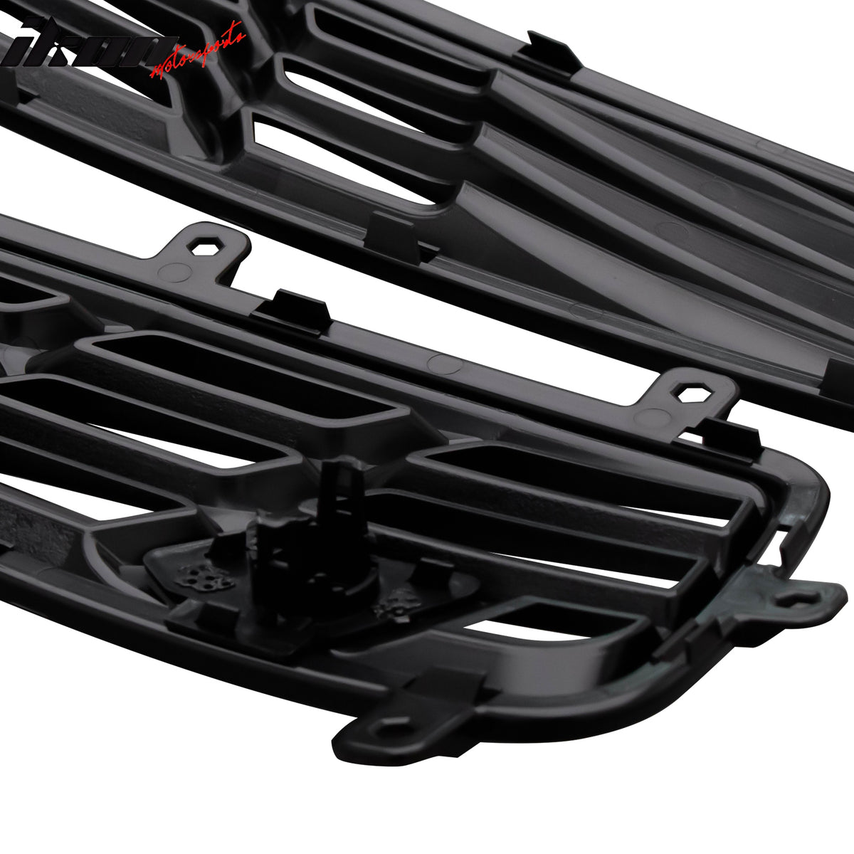 Fits 23-25 Chevy Corvette C8 Z06 ZR1 OE Style Rear Bumper Mesh Grille ABS Black