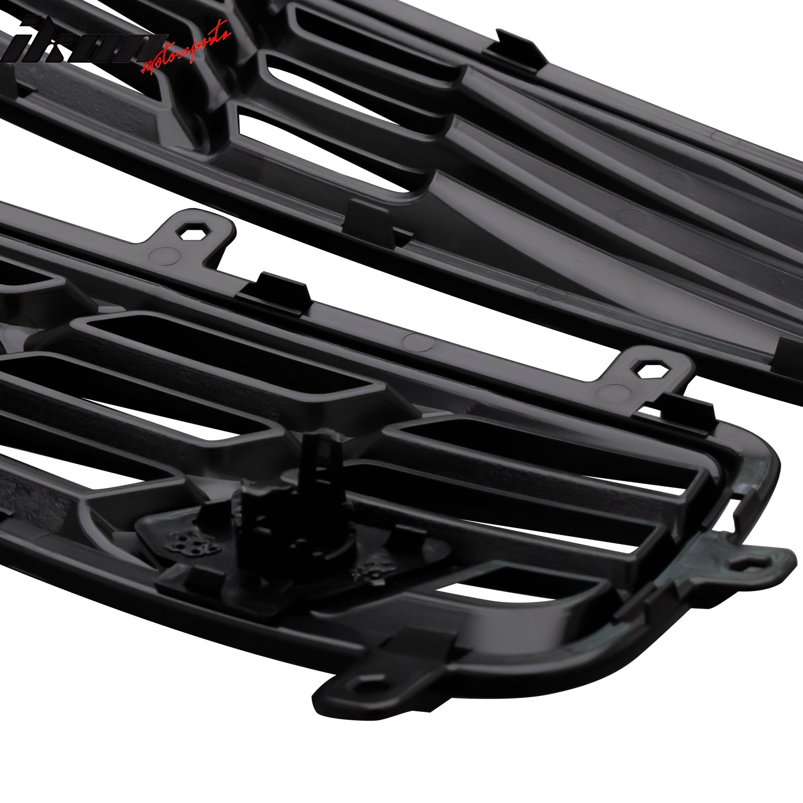 Fits 23-25 Chevy Corvette C8 Z06 ZR1 OE Style Rear Bumper Mesh Grille ABS Black