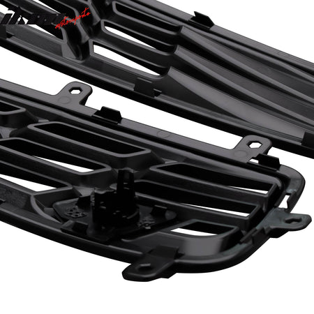 Fits 23-25 Chevy Corvette C8 Z06 ZR1 OE Style Rear Bumper Mesh Grille ABS Black