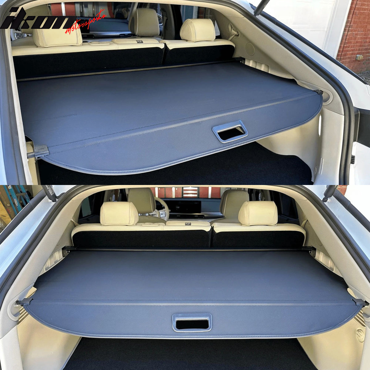 Fits 23-25 Genesis GV60 Cargo Cover Black Retractable Rear Trunk Luggage Shield