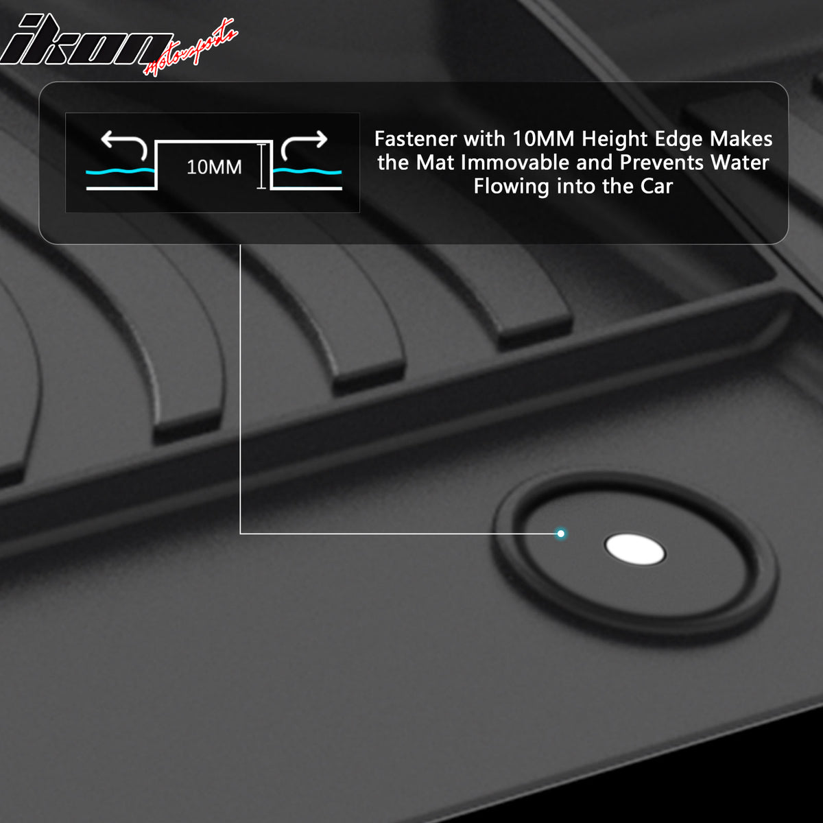 Fits 23-25 Genesis GV60 5 Seats 3D TPE Floor Mats All Season Liner Carpets 3PCS