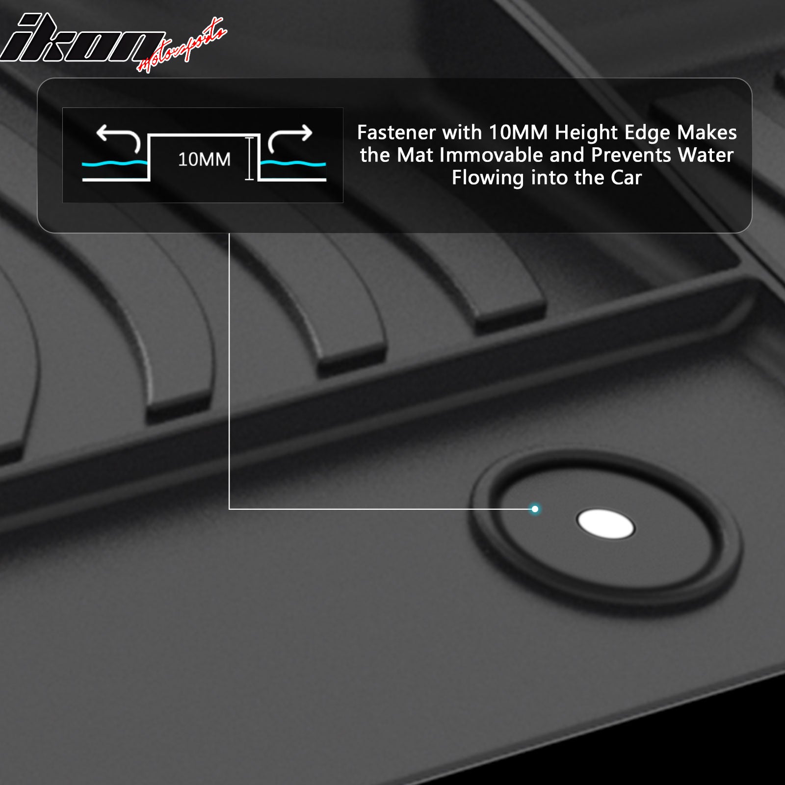 Fits 23-25 Genesis GV60 5 Seats 3D TPE Floor Mats All Season Liner Carpets 3PCS