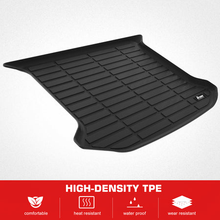 Fits 23-25 Genesis GV60 TPE All Weather Waterproof Rear Cargo Trunk Tray Mats