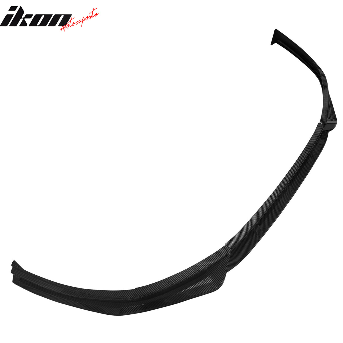 Fits 23-25 Honda Accord IK V4 Style Front Bumper Lip Spoiler Carbon Fiber Print