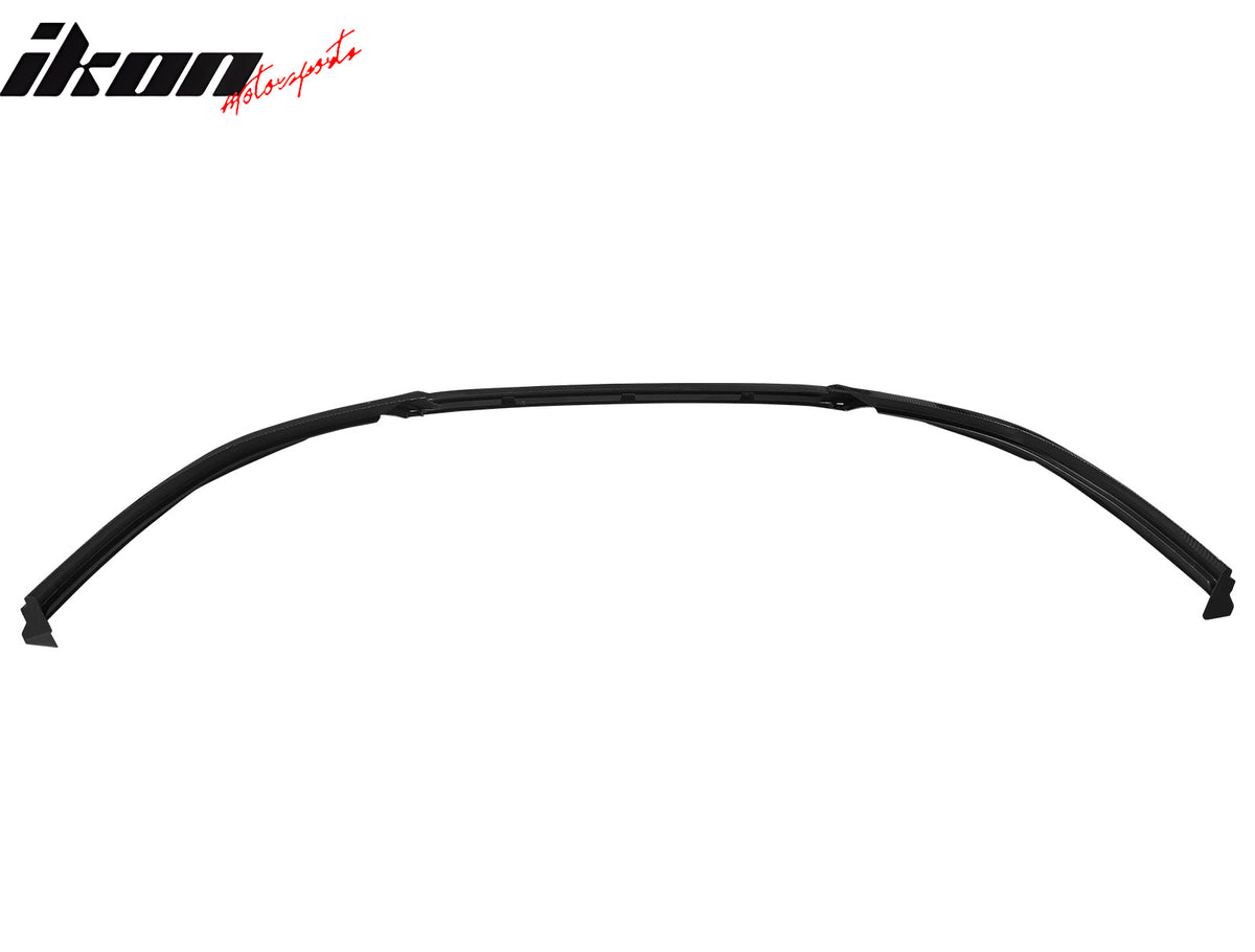 Fits 23-25 Honda Accord IK V4 Style Front Bumper Lip Spoiler Carbon Fiber Print