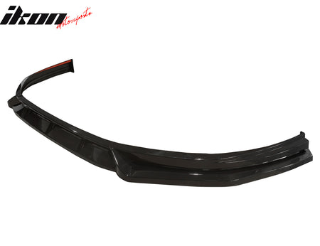 Fits 23-25 Honda Accord 11th Gen IK V4 Front Bumper Lip Splitter Gloss Black