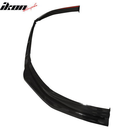 Fits 23-25 Honda Accord 11th Gen IK V4 Front Bumper Lip Splitter Gloss Black