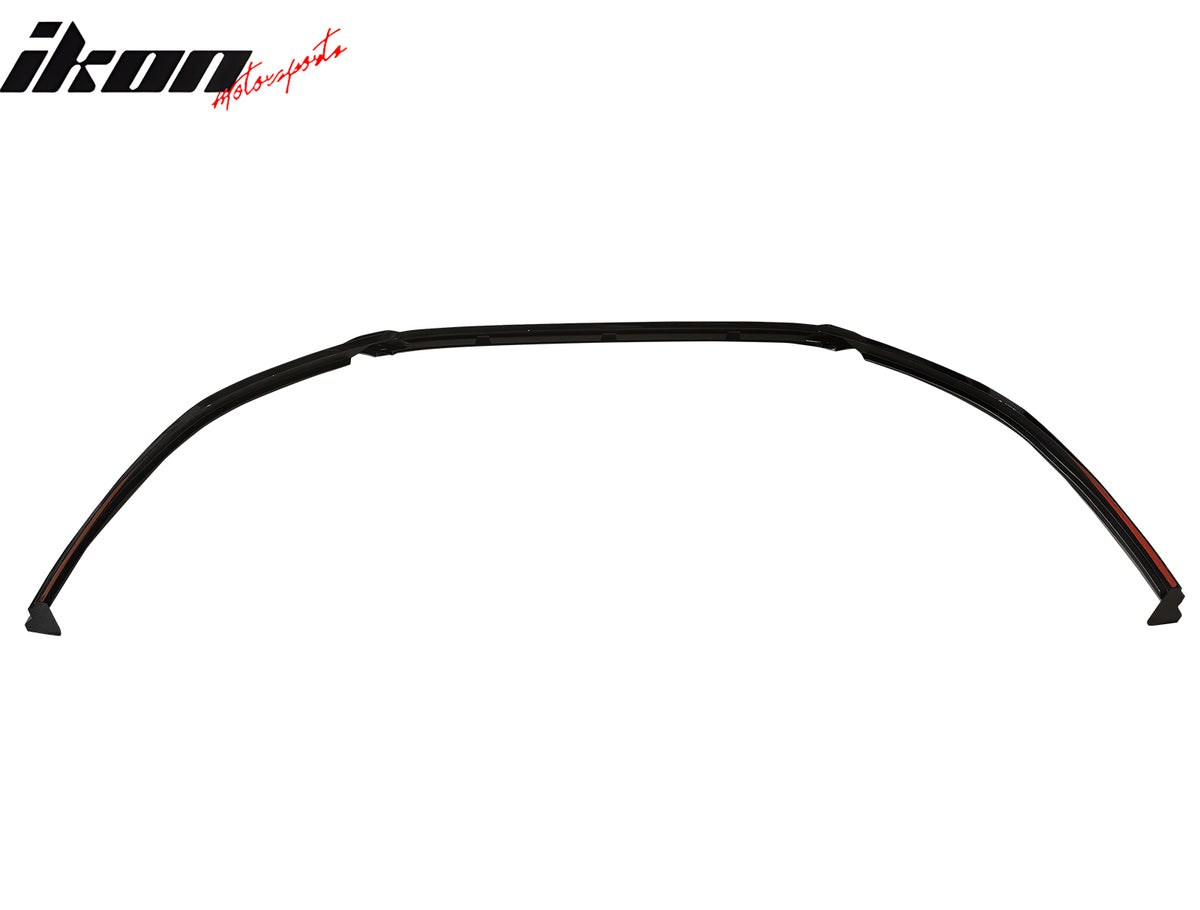 Fits 23-25 Honda Accord 11th Gen IK V4 Front Bumper Lip Splitter Gloss Black