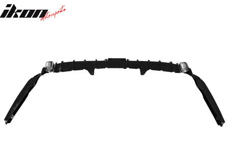 Fits 23-26 Honda Accord Gloss Black 3PCS Rear Bumper Diffuser W/ LED - IK Style