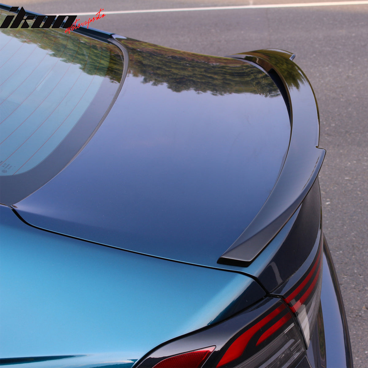 Fits 23-26 Honda Accord 11th Gen JDM Rear Trunk Spoiler Wing Gloss Black Painted