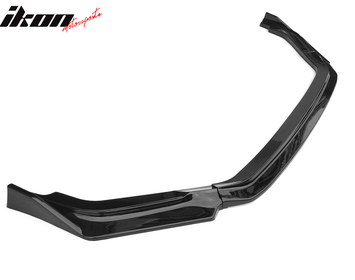 Fits 23-25 Honda Civic FL5 Type R Hatchback AK ABS Front Bumper Lip Gloss Black