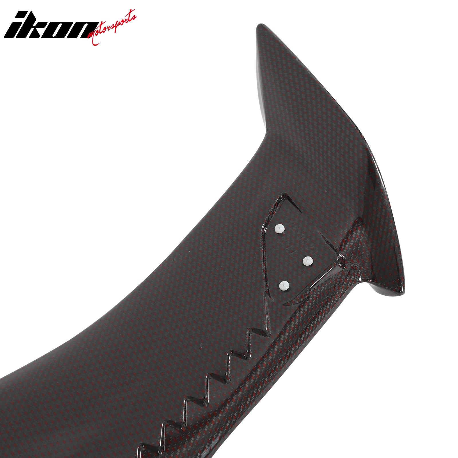 Fits 23-25 Honda Civic Type R Trunk Spoiler OE Style Red Carbon