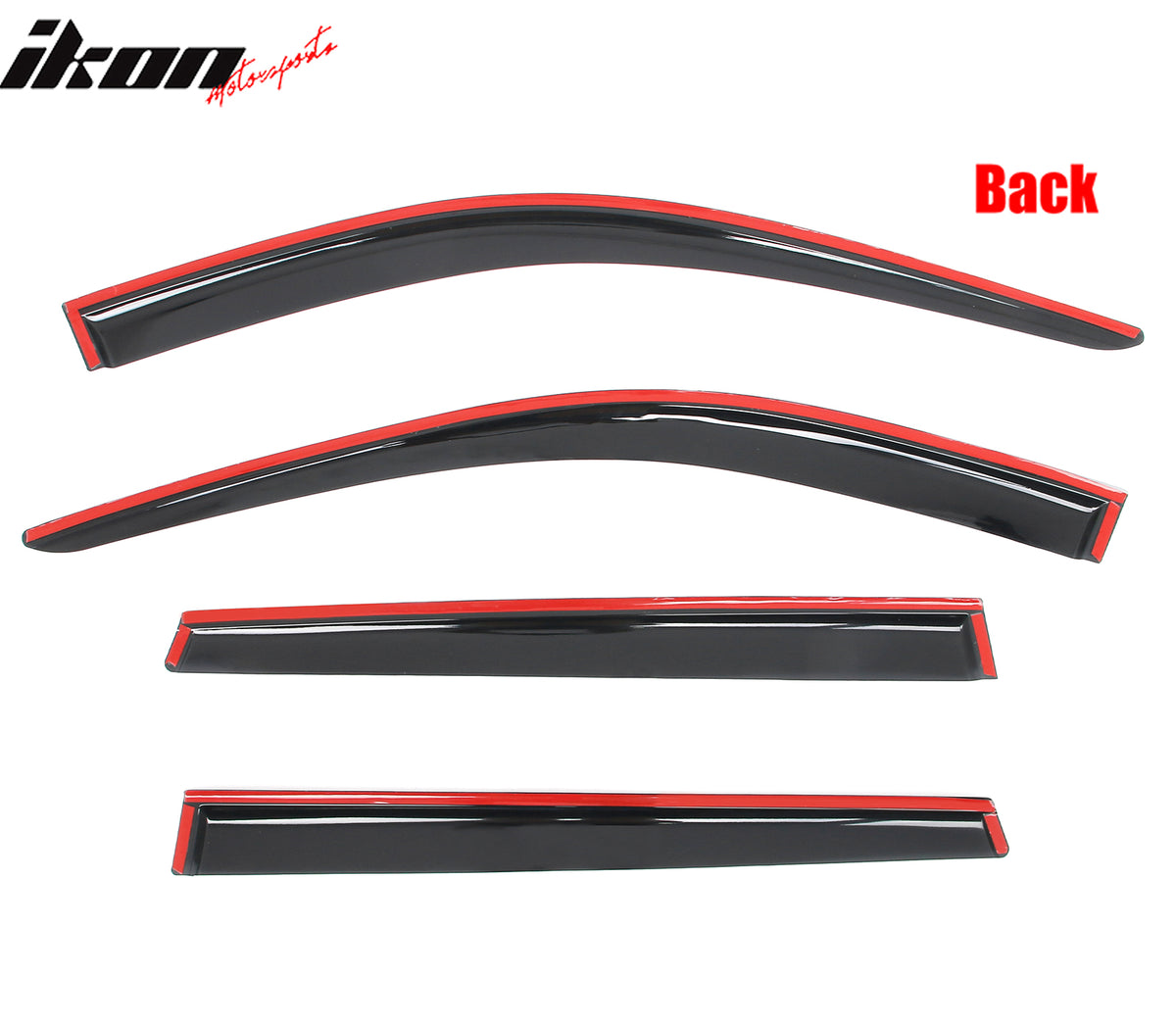 Fits 23-26 Honda CR-V Window Visor Tape on Sun Rain Guard Acrylic Vent Deflector