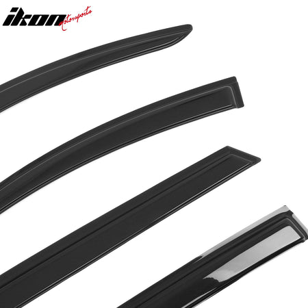 2023 - 2025 Kia Sportage 4PCS Tape on Window Visors Vent Rain Sun GuardsIkon Motorsports