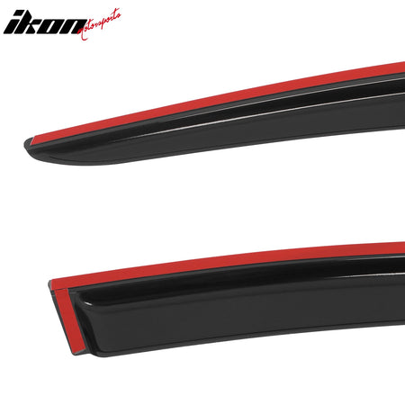 2023 - 2025 Kia Sportage 4PCS Tape on Window Visors Vent Rain Sun GuardsIkon Motorsports