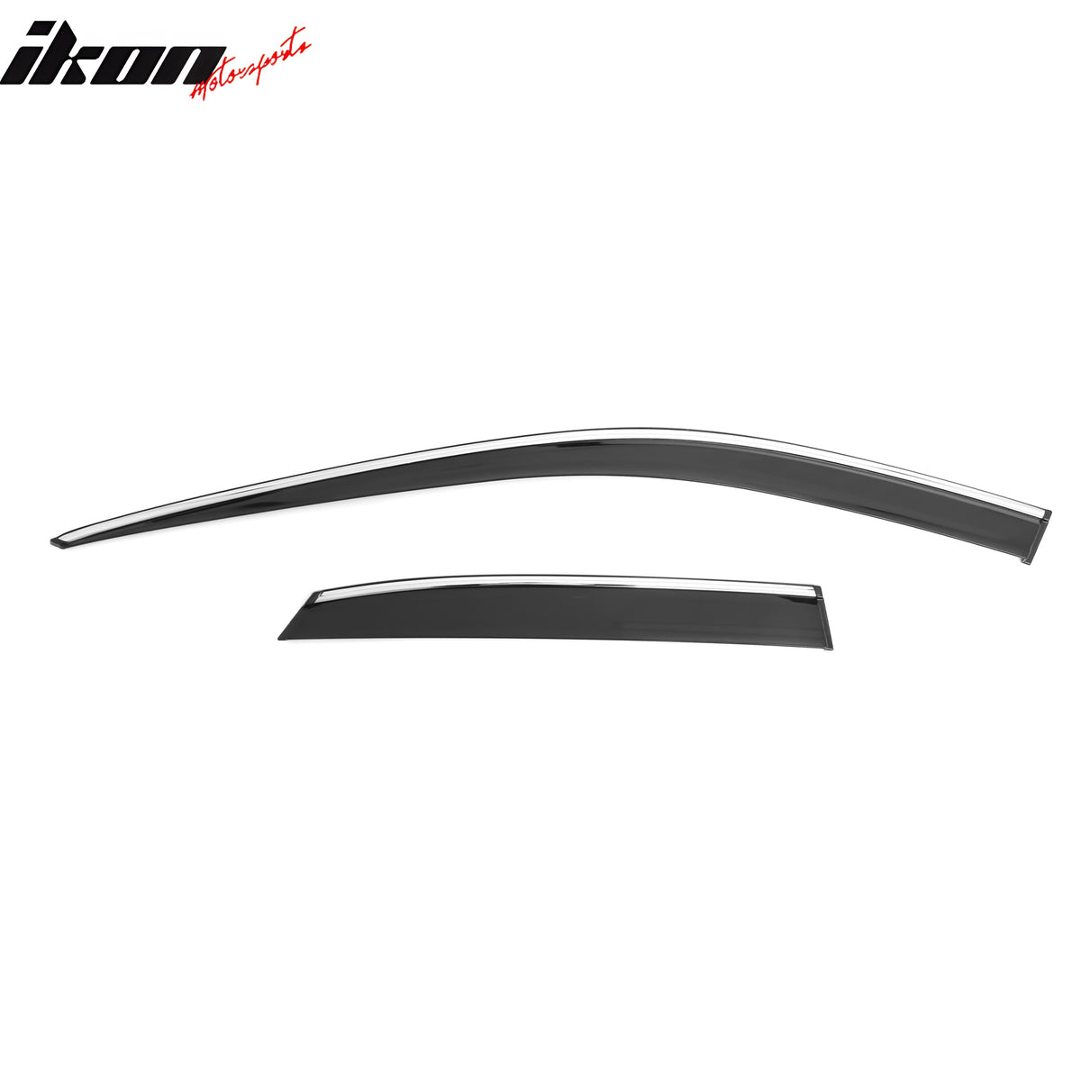 Fits 23-25 Lexus RX350 RX450h Window Visors Acrylic Rain Guards Vent Chrome Trim