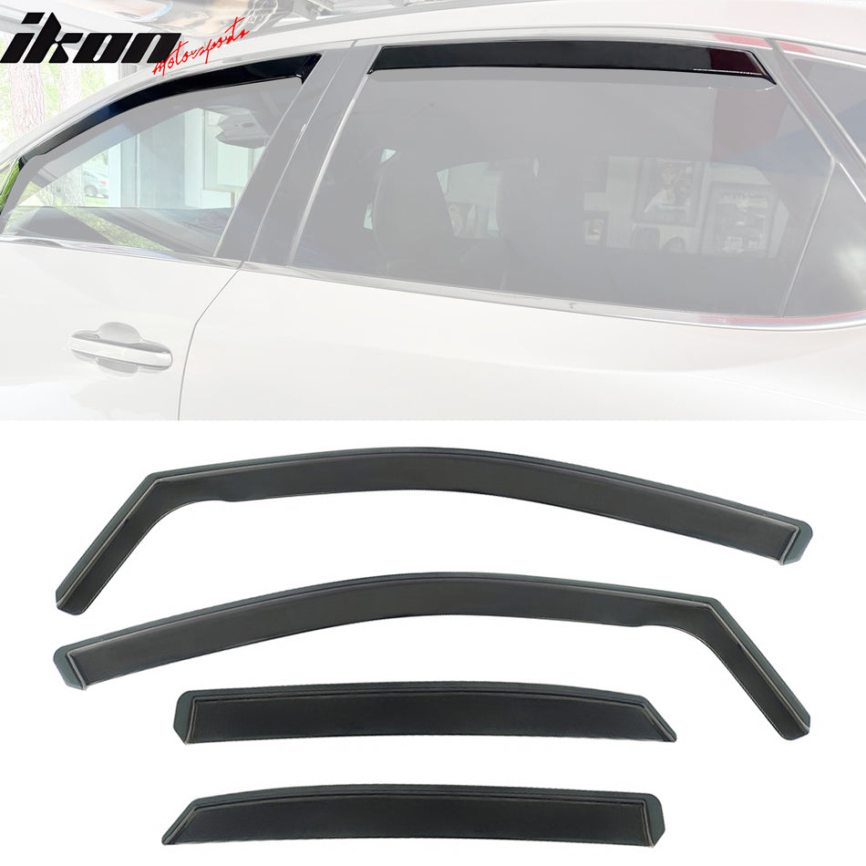 2023-2026 Lexus RX350h In-Channel Window Visors Vent Rain Guards PC