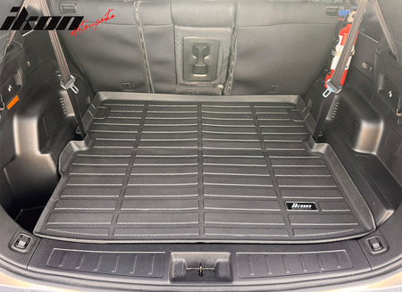 Fits 23-26 Mitsubishi Outlander PHEV 3D TPE All Weather Cargo Trunk Tray Mats