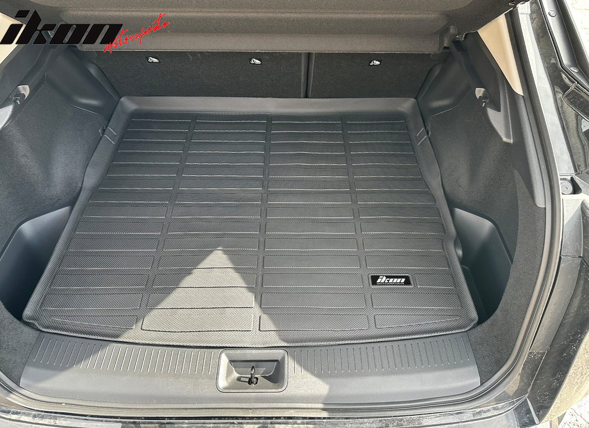 Fits 23-25 Nissan ARIYA 3D TPE All Weather Anti-Slip Rear Cargo Trunk Tray Mats