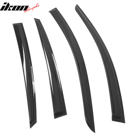 Fits 23-25 Nissan ARIYA Window Visors Vent Rain Wind Sun Guard Deflector Tape-On