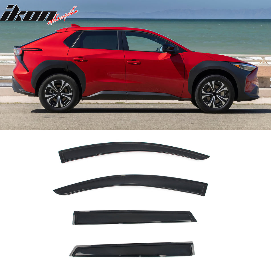 2023-2025 Subaru Solterra Toyota bZ4X Slim Style Window Visor Acrylic