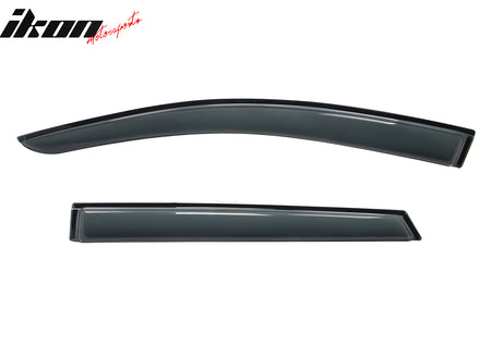 Fits 23-26 Subaru Solterra bZ4X Slim Window Visors Acrylic Sun Shade Rain Guard