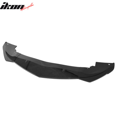 Fits 23-26 Alfa Romeo Tonale Gloss Black 3PCS Front Bumper Lip ABS - IKON Style
