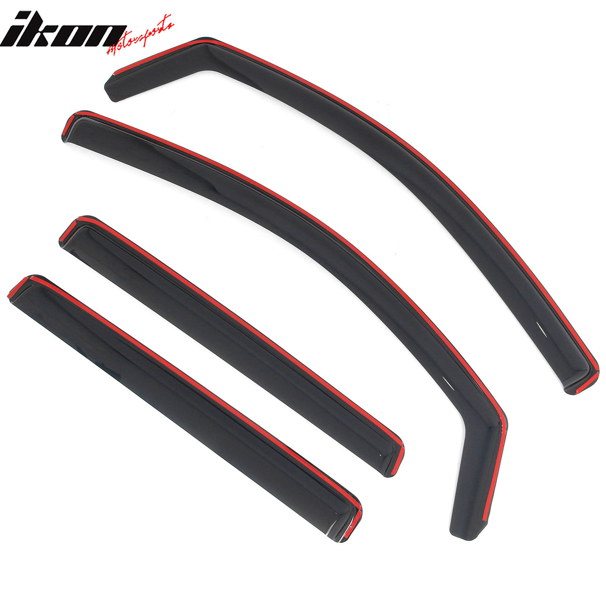 Fits 23-26 Chevrolet Colorado GMC Canyon Crew Cab In-Channel Window Visors Guard