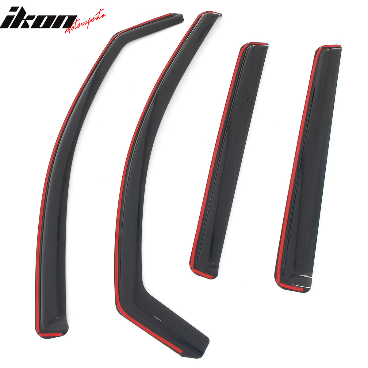 Fits 23-26 Chevrolet Colorado GMC Canyon Crew Cab In-Channel Window Visors Guard