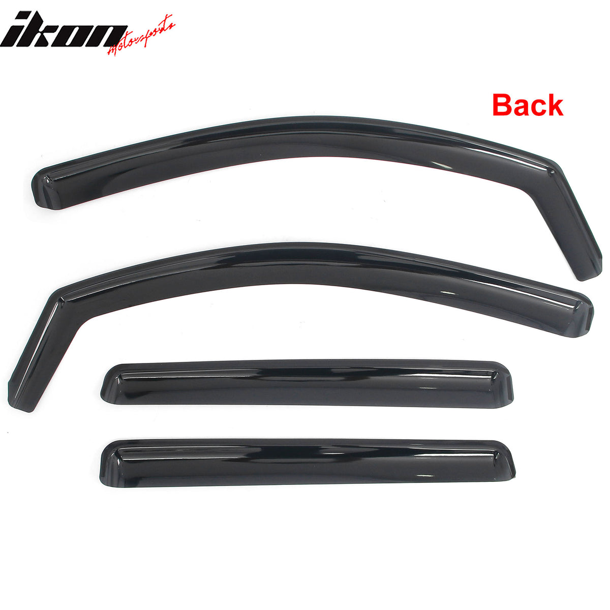 Fits 23-26 Chevrolet Colorado GMC Canyon Crew Cab In-Channel Window Visors Guard