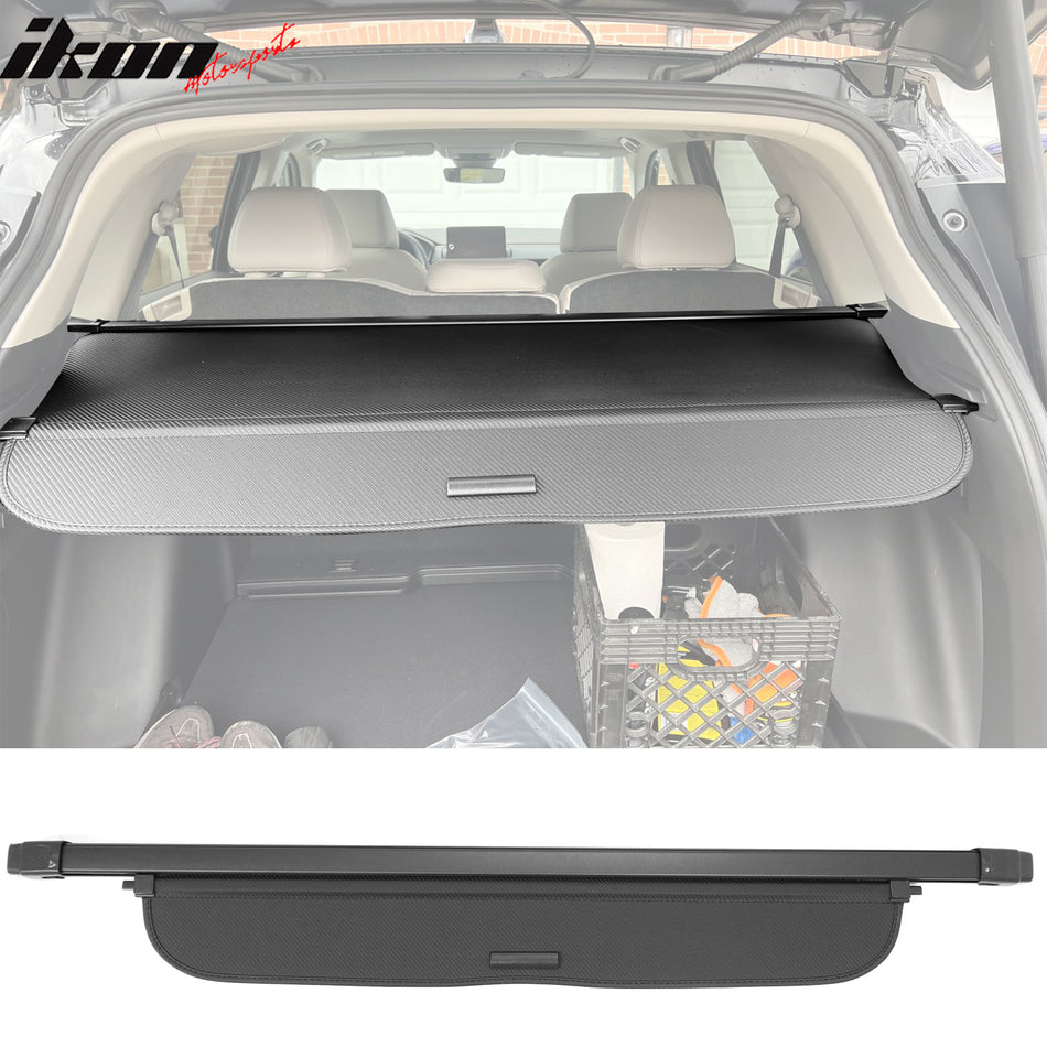 2023-2026 Honda CR-V Carbon Fiber Texture Retractable Rear Cargo Cover Shade