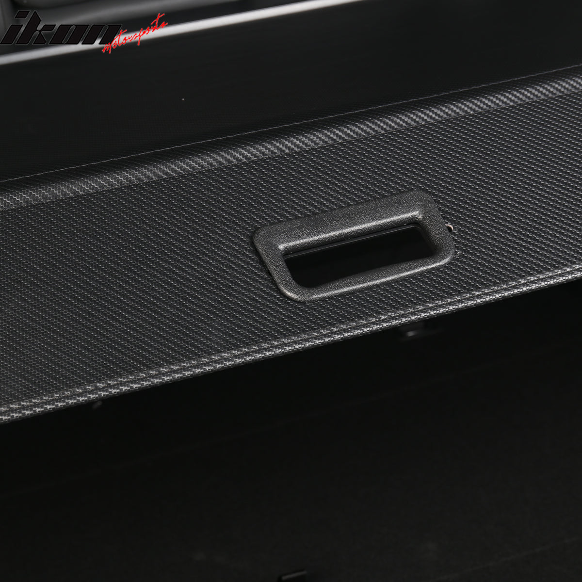 Fits 23-26 Honda HR-V HRV Retractable Rear Trunk Cargo Cover Carbon Fiber Print