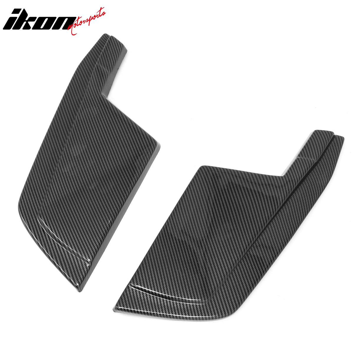 For 23-26 Nissan Z Carbon Fiber Print V Style Rear Bumper Side Corner Aprons Cap