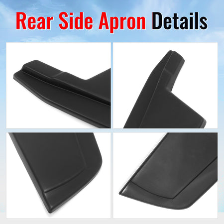 For 23-26 Nissan Z 400Z Matte Black V Style Rear Bumper Side Corner Aprons Cap