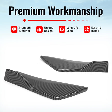 For 23-26 Solterra Carbon Fiber Print ST Style Rear Bumper Side Corner Apron Cap