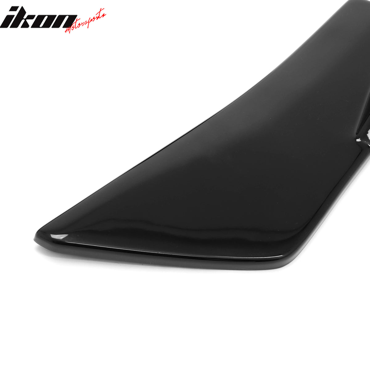 For 23-26 Subaru Solterra Gloss Black ST Style Rear Bumper Side Corner Apron Cap
