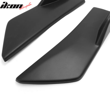 For 23-26 Subaru Solterra Matte Black ST Style Rear Bumper Side Corner Apron Cap