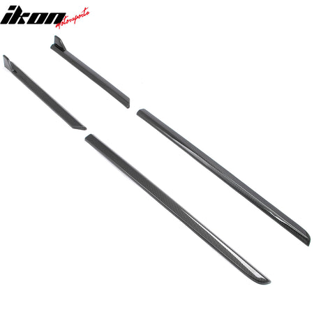 Fits 23-26 Solterra ST Style Side Skirt Extension Molding ABS Carbon Fiber Print