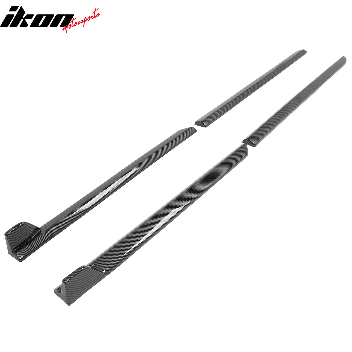 Fits 23-26 Solterra ST Style Side Skirt Extension Molding ABS Carbon Fiber Print