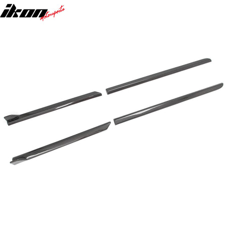 Fits 23-26 Solterra ST Style Side Skirt Extension Molding ABS Carbon Fiber Print