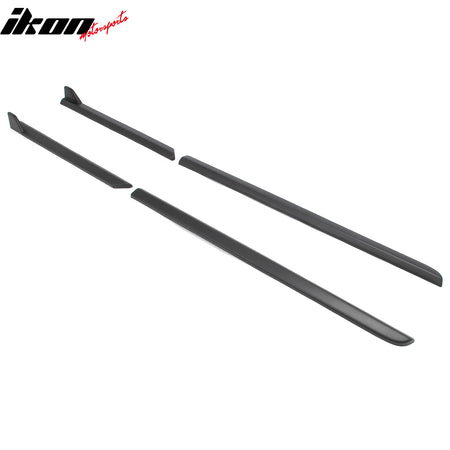 Fits 23-26 Subaru Solterra ST Style Side Skirt Extension Molding ABS Matte Black