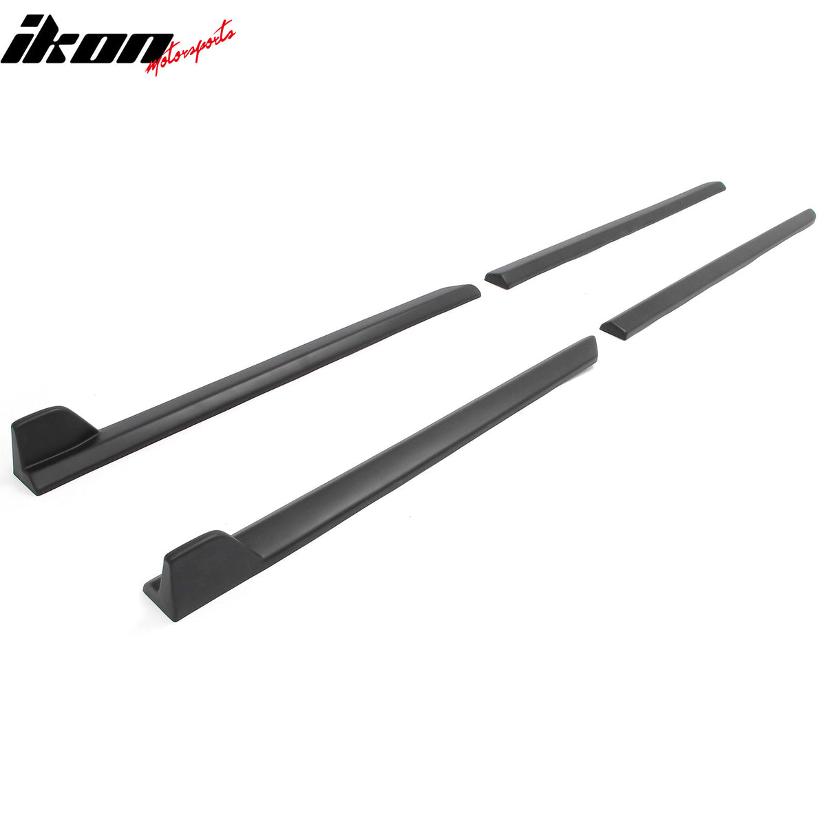 Fits 23-26 Subaru Solterra ST Style Side Skirt Extension Molding ABS Matte Black